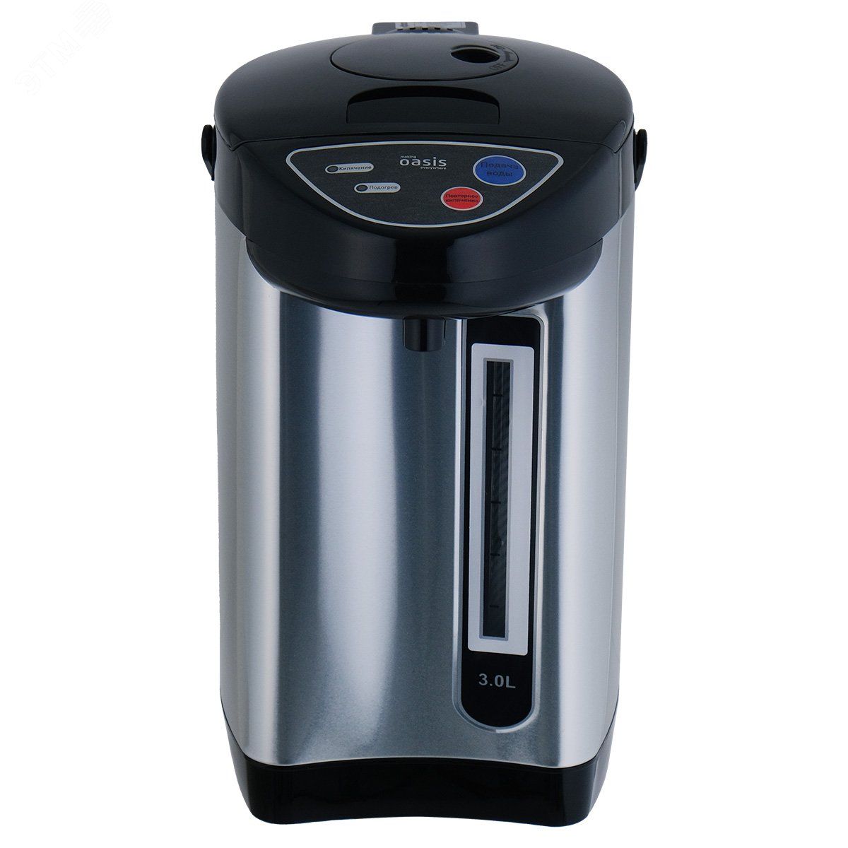 Изображение товара Термопот Oasis Klima TP-3LS из нержавеющей стали 3 л автоматическое поддержание температуры