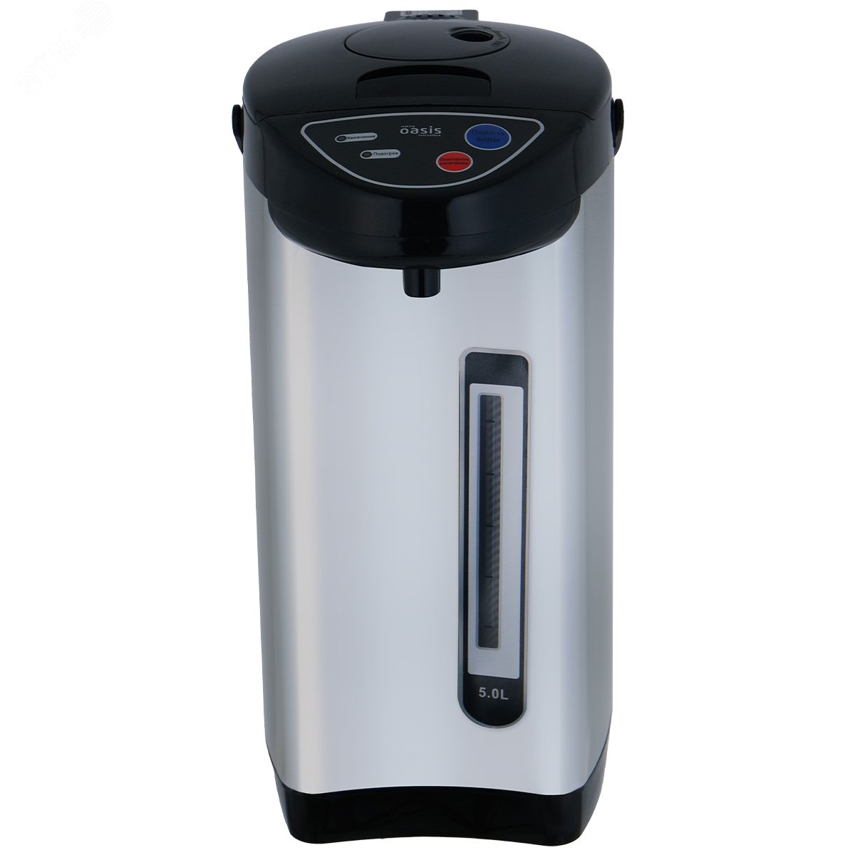 Изображение товара Термопот Oasis Klima TP-5LS 5 л из нержавеющей стали мощность 800 Вт