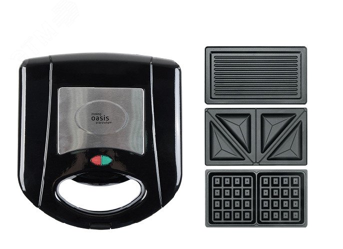 Изображение товара Мультипекарь PK-3B с антипригарным покрытием и сменными панелями