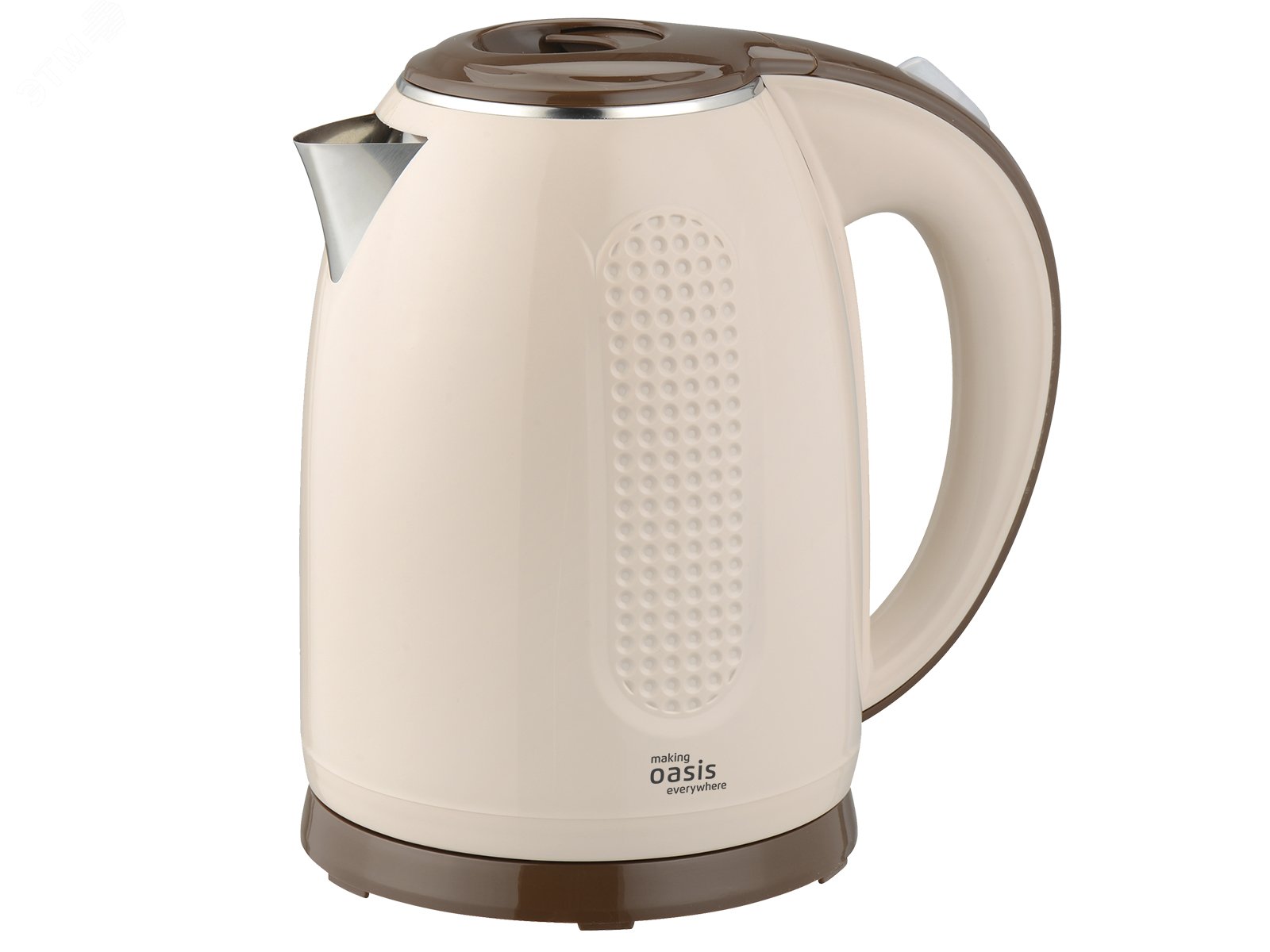 Изображение товара Электрический чайник Oasis Klima K-6SPI 1,7 л металлокорпус, бежевый