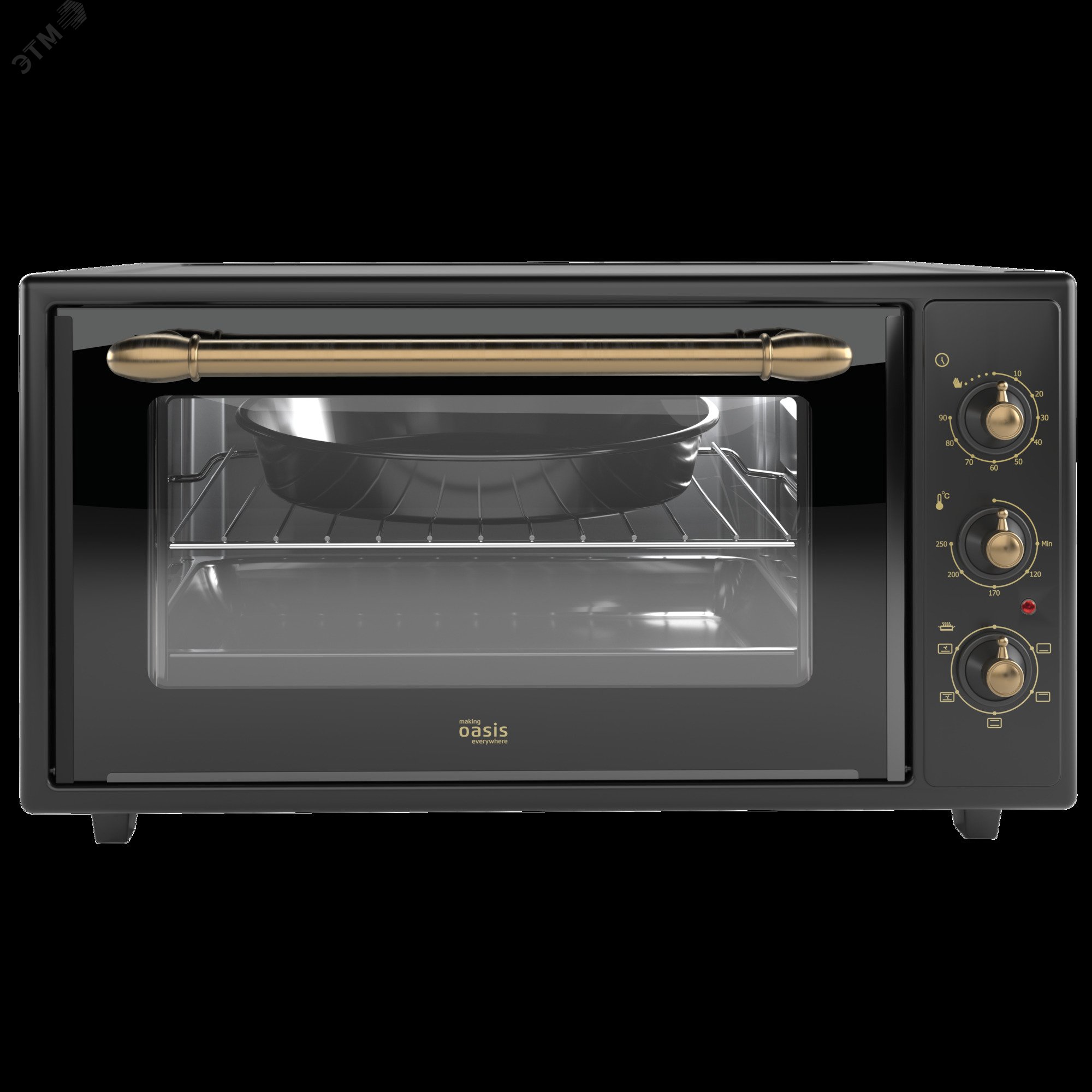 Изображение товара Электрическая мини-печь Oasis Klima M-50CBL 50 л механика турция