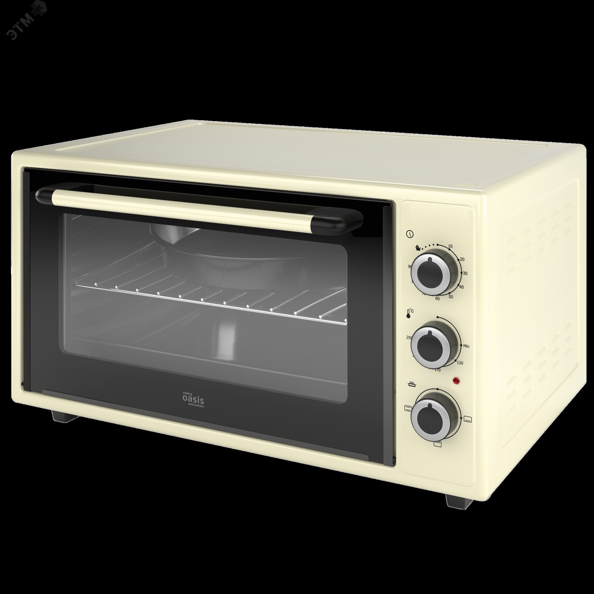 Изображение товара Электрическая мини-печь Oasis Klima M-50I 50 л 1800 Вт бежевый