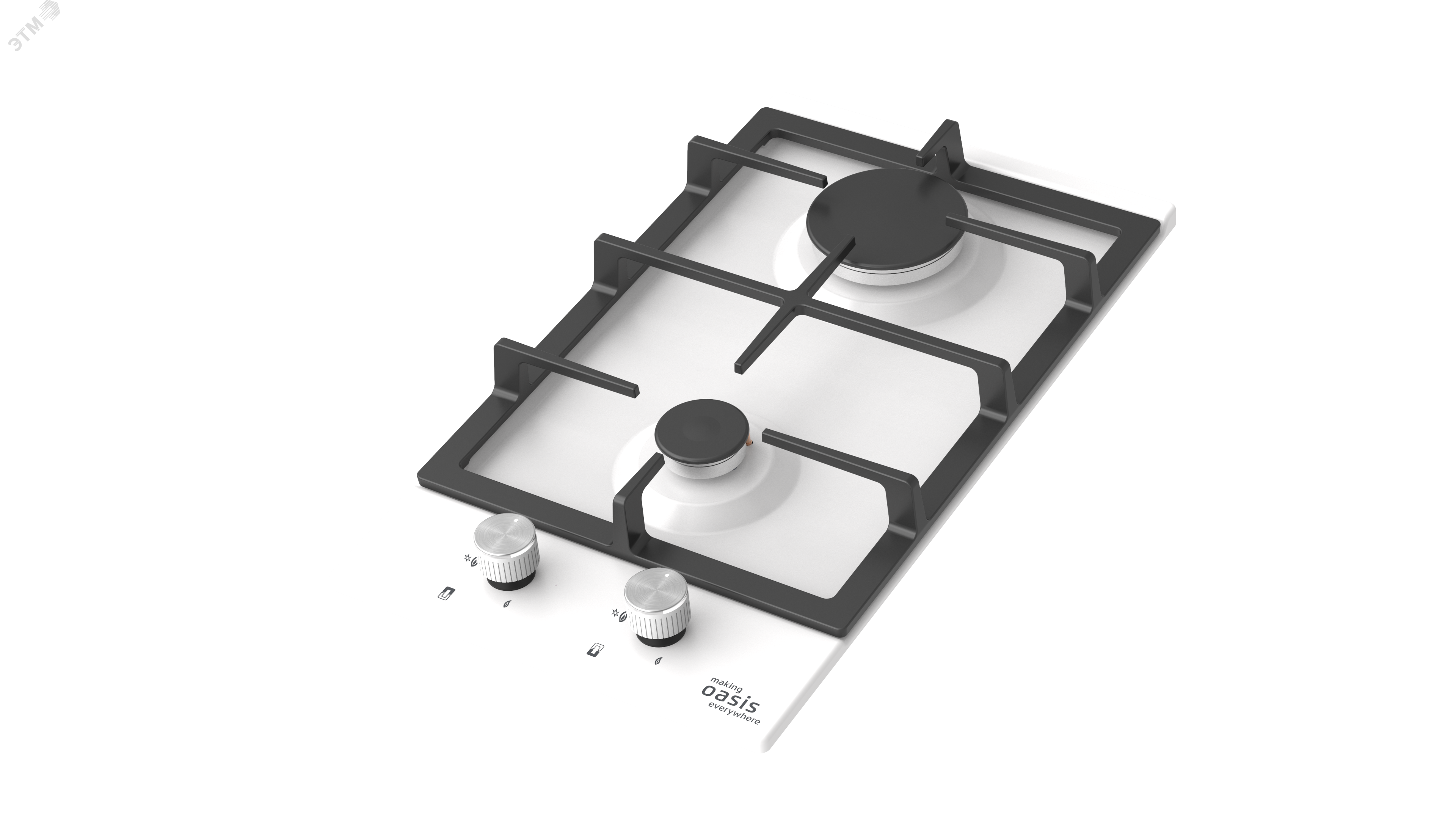 Изображение товара Газовая встраиваемая панель P-MEWD с системой Газ-контроль и электроподжиг