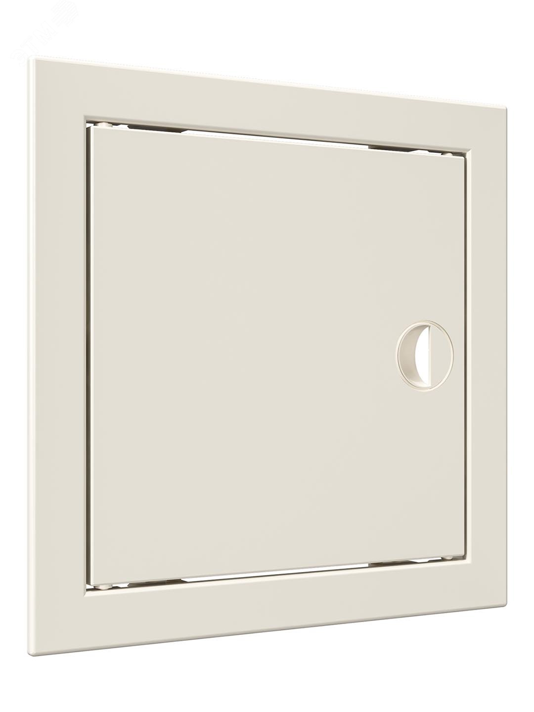 Изображение товара Люк-дверца ревизионная с ручкой, из ABS пластика 218х218 и с фланцем 196х196 , цвет Слоновая кость (шт)