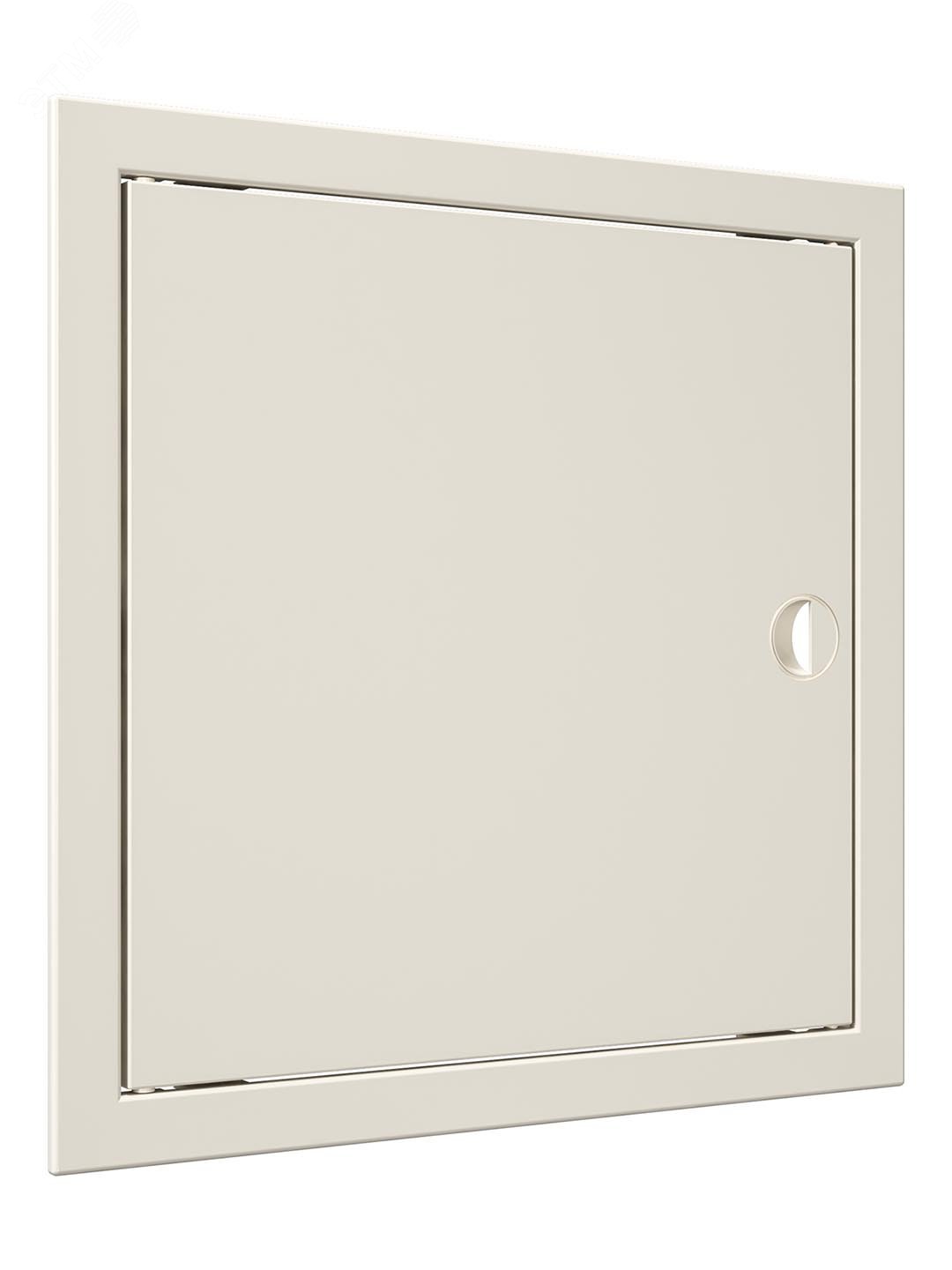 Изображение товара Люк-дверца ревизионная с ручкой, из ABS пластика 318х318 и с фланцем 296х296 , цвет Слоновая кость (шт)