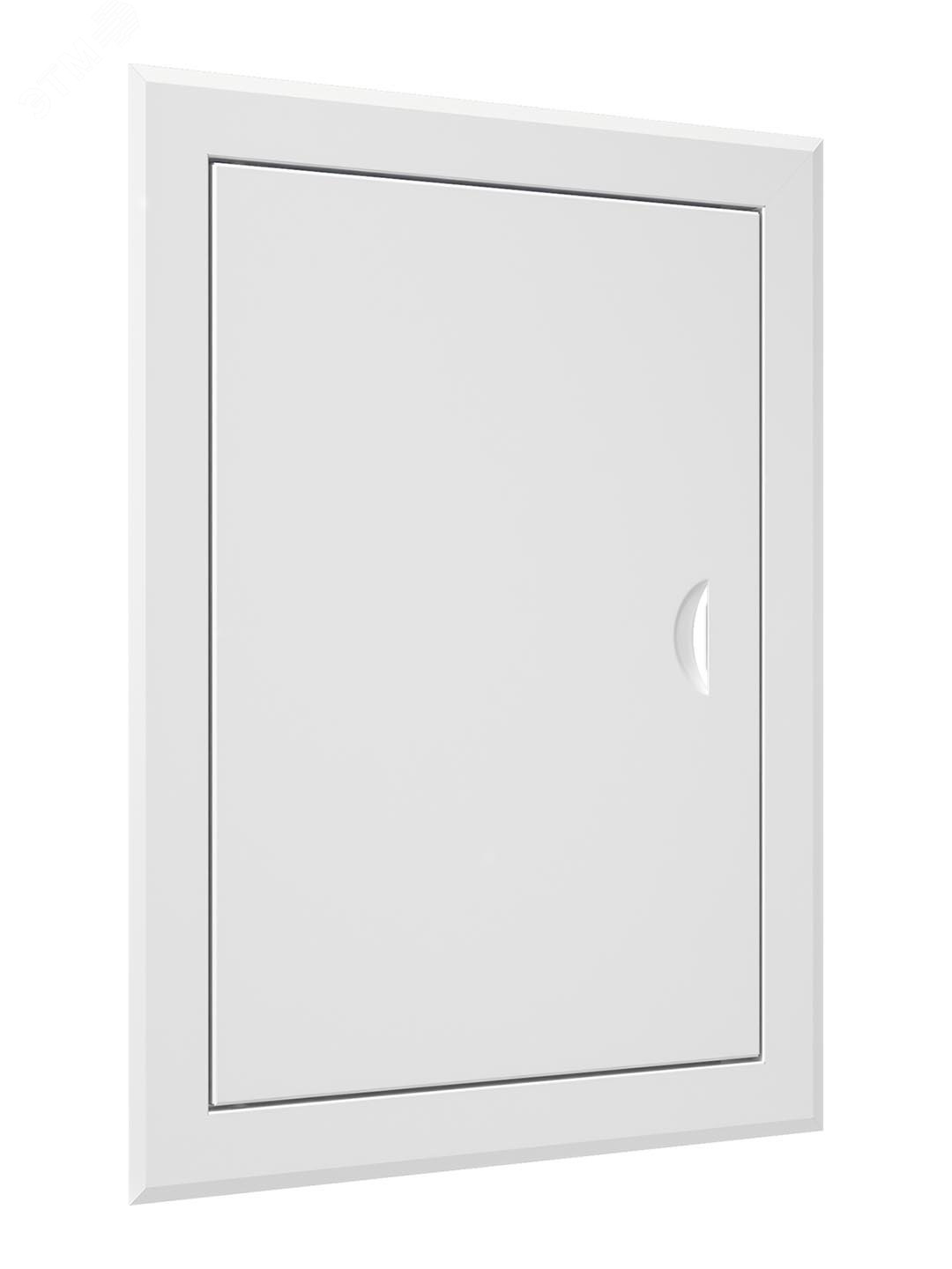 Изображение товара Люк ревизионный с ручкой-магнитом из окрашенной стали 410x350 мм для стены