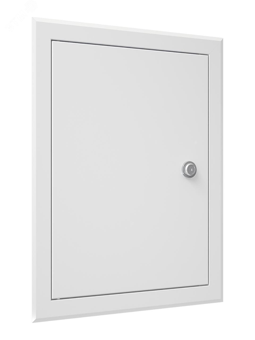 Изображение товара Люк ревизионный с замком, из окрашенной стали 360х460 фланец 300х400 (шт)