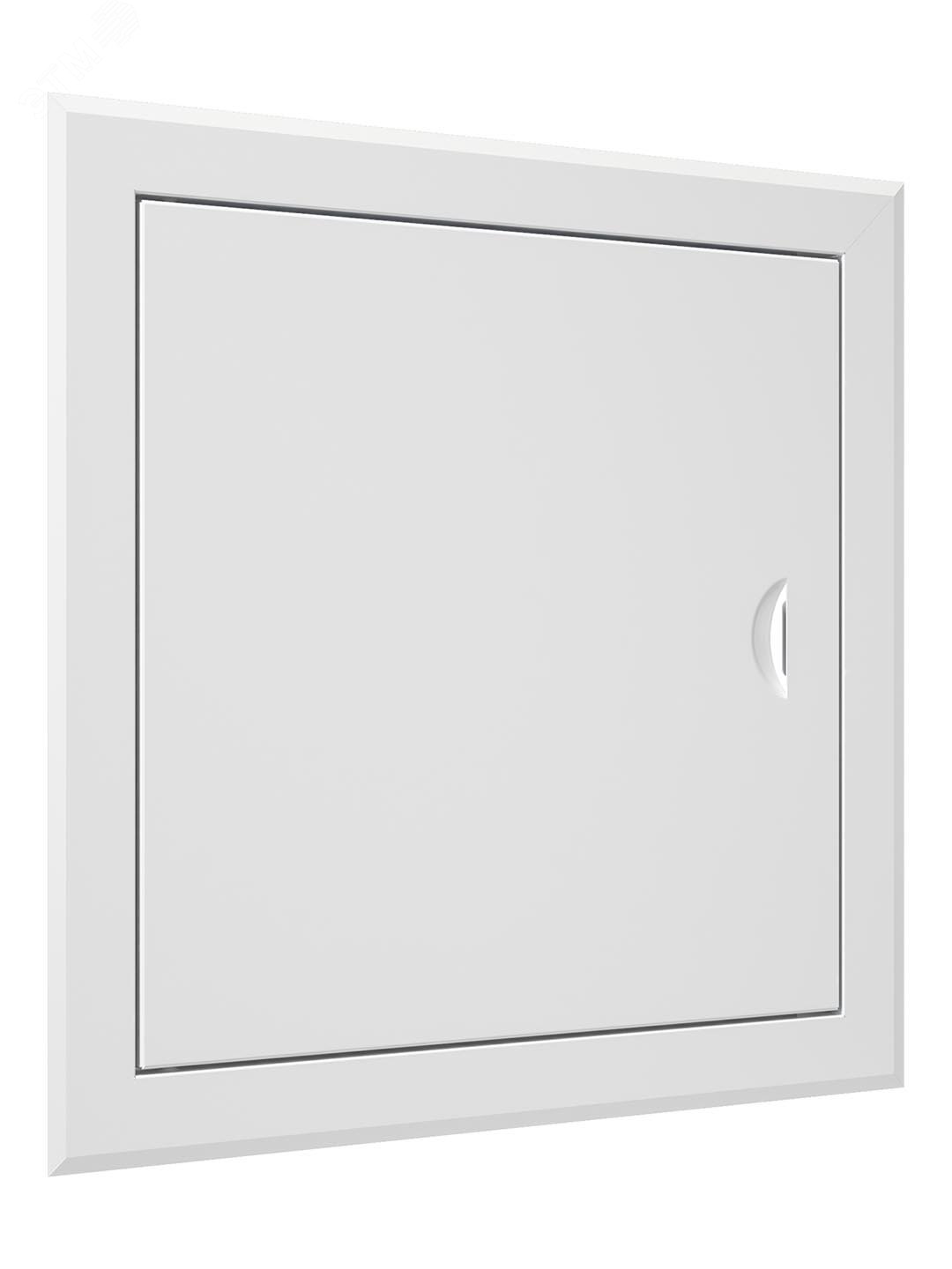 Изображение товара Люк ревизионный с ручкой магнитами из стали 410х410 фиксированный монтаж