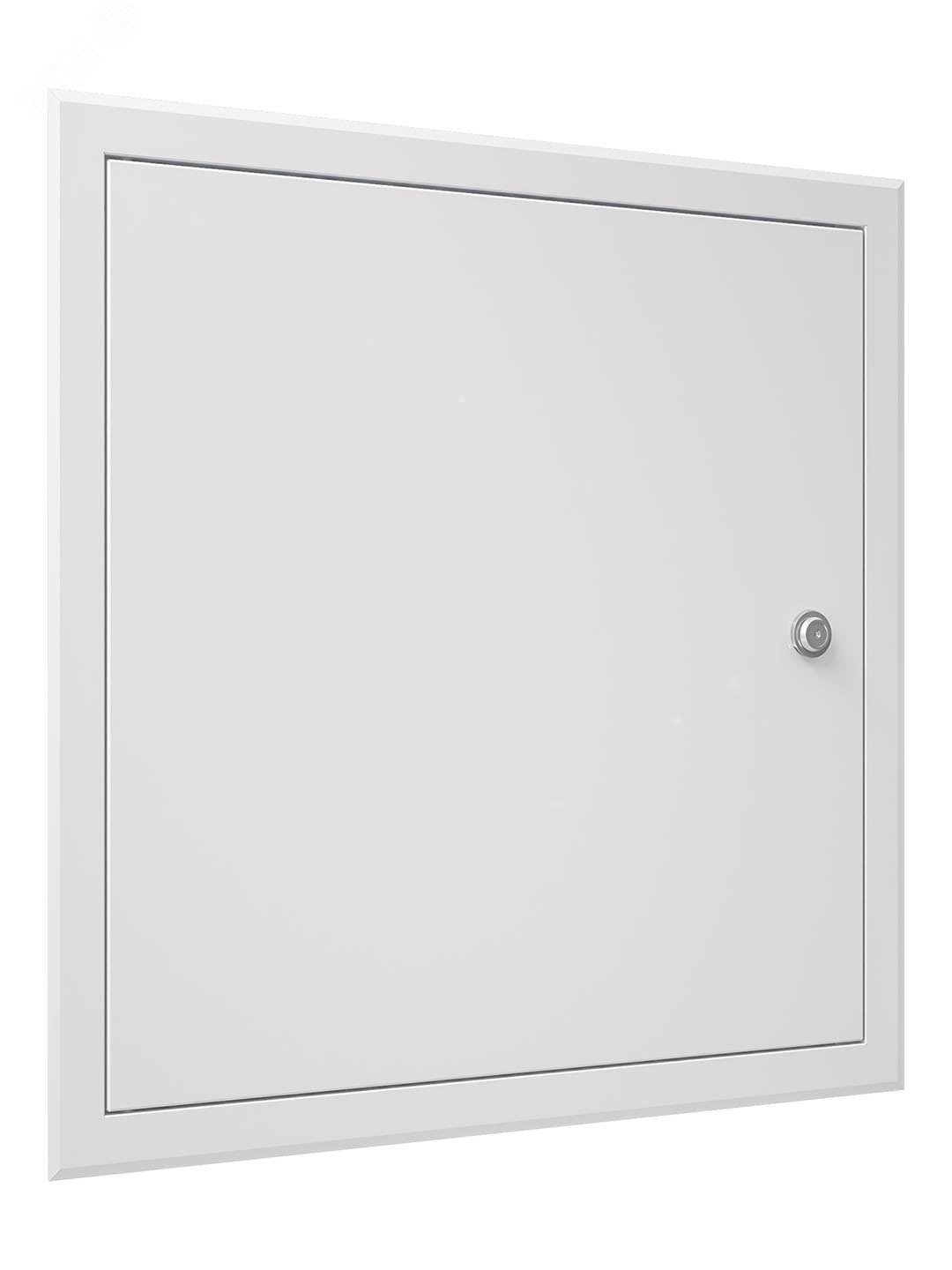 Изображение товара Люк ревизионный с замком, из окрашенной стали 560х560 фланец 500х500 (шт)