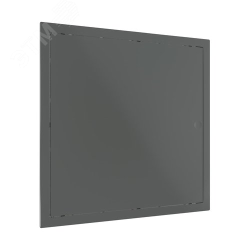 Изображение товара Люк-дверца ревизионная пластиковый нажимной 327х327 с фланцем 300х300, цвет серый (шт)
