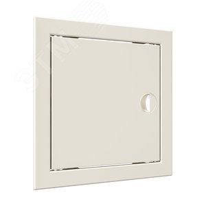 Изображение товара Люк-дверца ревизионная с ручкой, из ABS пластика 218х218 и с фланцем 196х196 , цвет Слоновая кость (шт)