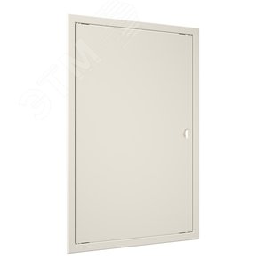 Изображение товара Люк-дверца ревизионная с ручкой, из ABS пластика 418х618 и с фланцем 396х596 , цвет Слоновая кость (шт)