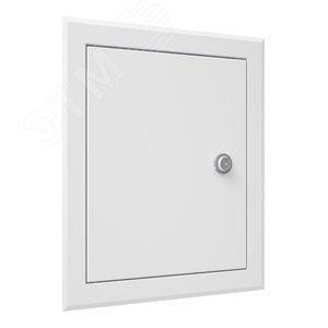 Изображение товара Люк ревизионный с замком, из окрашенной стали 310х360 фланец 250х300 (шт)