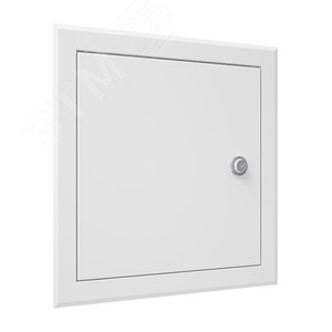 Изображение товара Люк ревизионный с замком, из окрашенной стали 360х360 фланец 300х300 (шт)