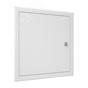 Изображение товара Люк ревизионный с замком, из окрашенной стали 460х460 фланец 400х400 (шт)