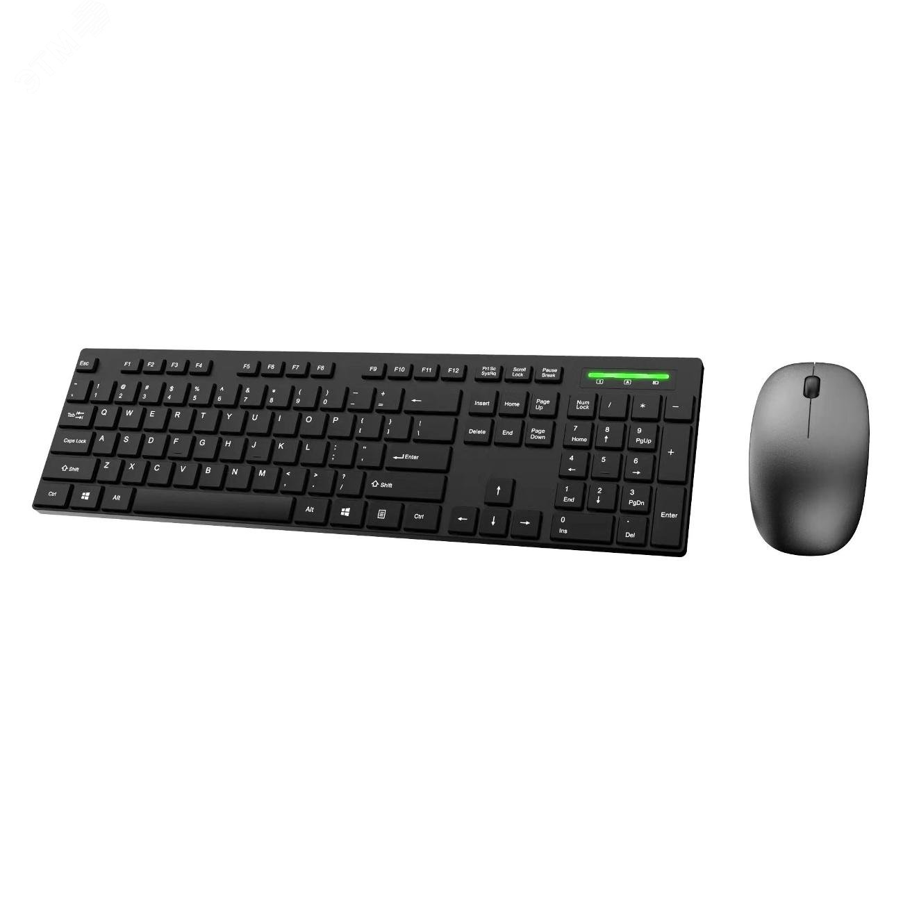 Комплект клавиатура + мышь беспроводной, черный MK198G Black Dareu - превью 3