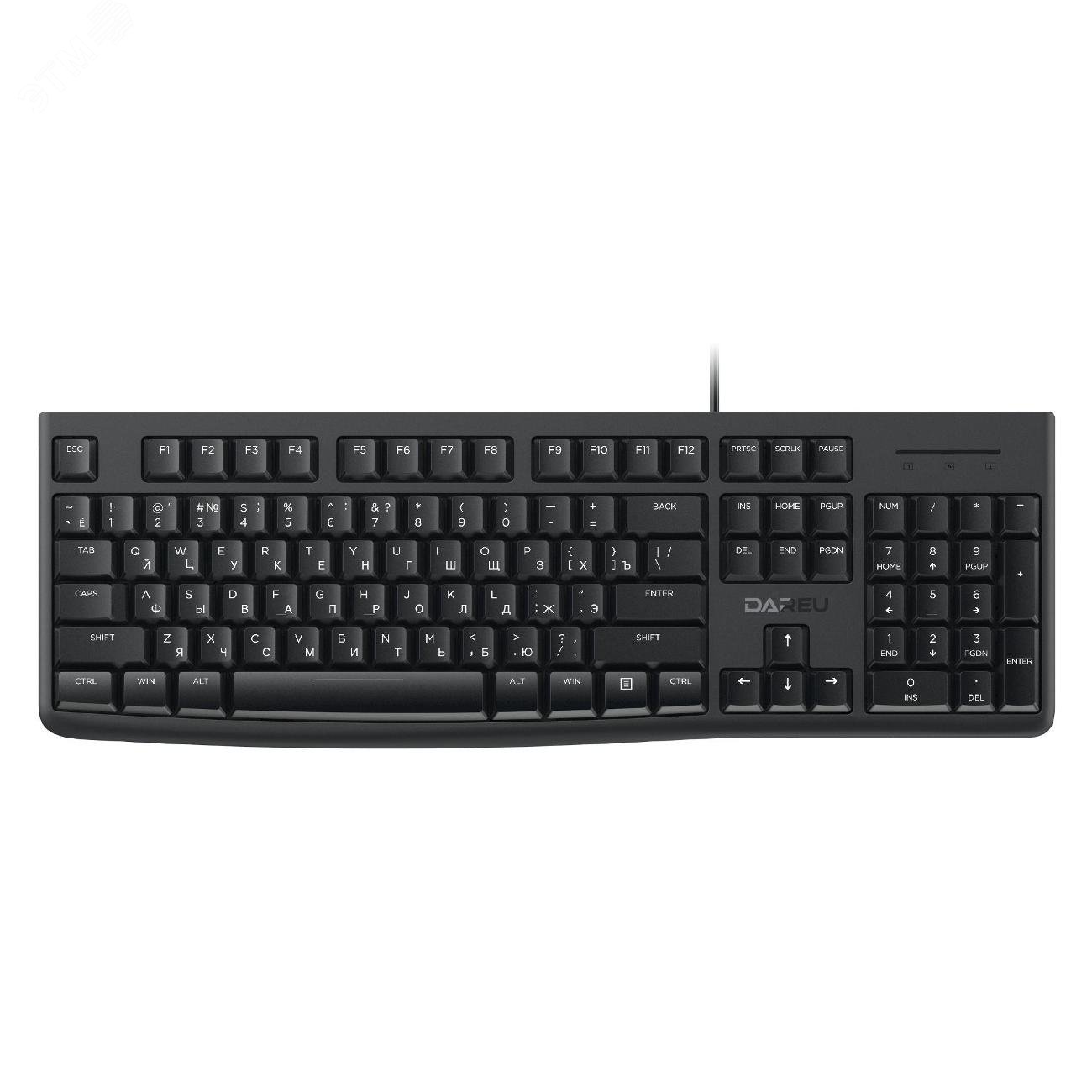 Комплект клавиатура + мышь проводной, USB черный MK185 Black Dareu - превью 2