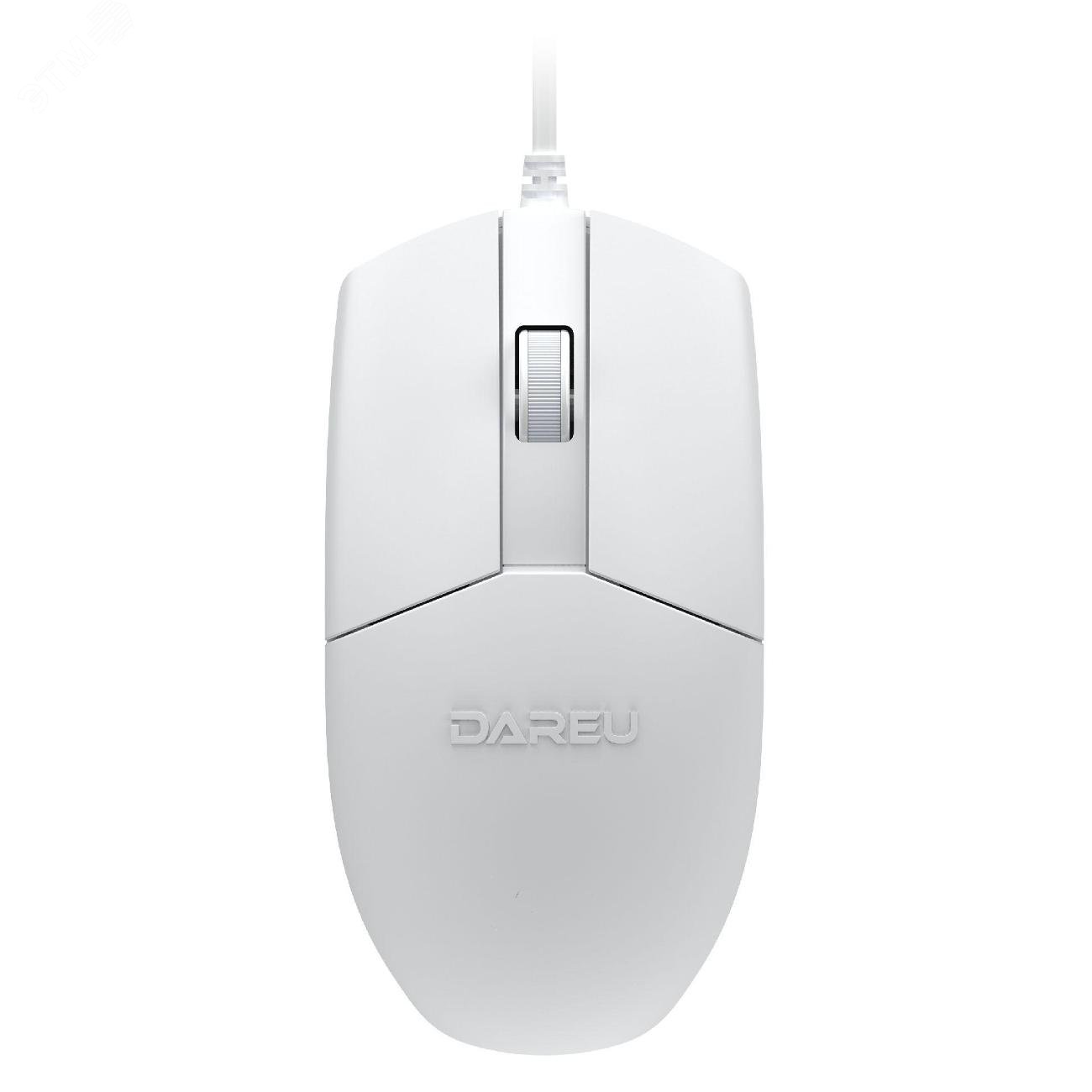 Комплект клавиатура + мышь проводной, USB белый MK185 White Dareu - превью 3