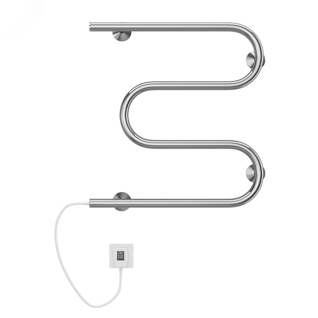 Изображение товара Полотенцесушитель электрический M-обр. 500х500 цвет хром (шт)