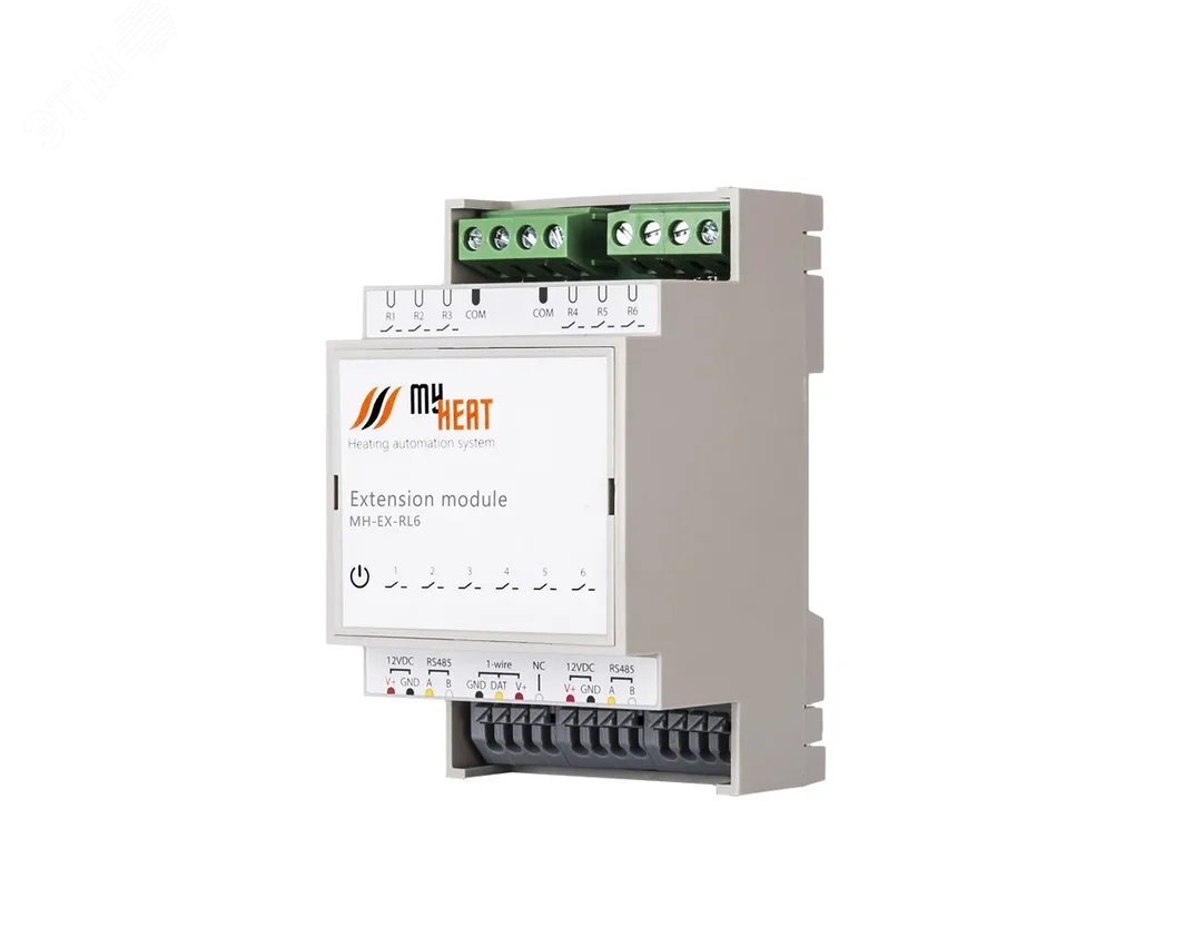 Изображение товара Блок релейный расширения MY HEAT RL6 (шт)