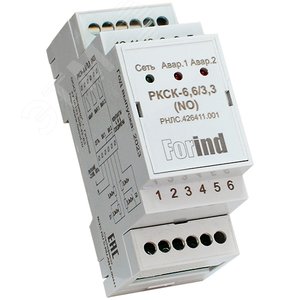 Реле контроля сухого контакта РКСК-6,6/3,3 (NO) РНЛС.426411.001