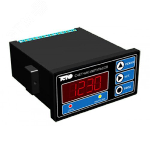 Изображение товара Счетчик импульсов СИ1 Р3Щ 24В DC щитовой монтаж высокой точности