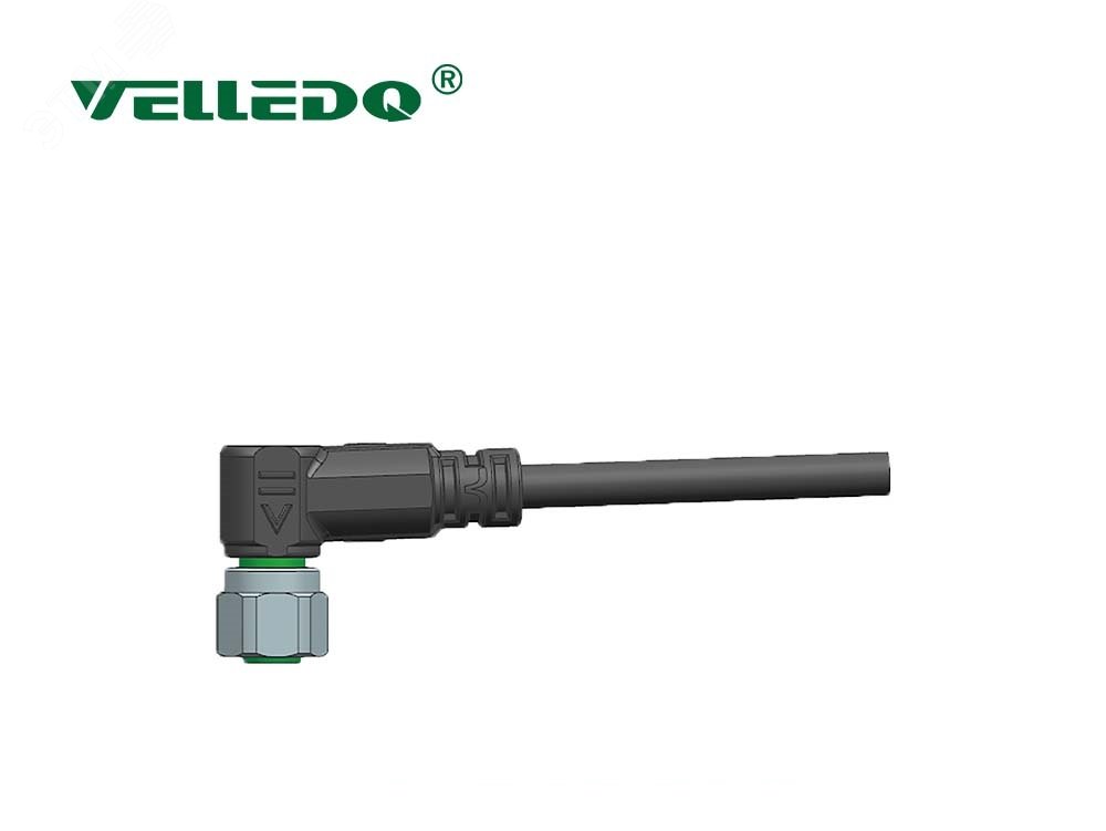 Изображение товара Соединитель кабельный M12-F05S-5.0PVC/BK(розетка) ТЕКО серия M12