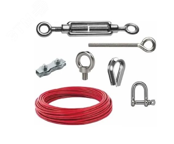 Изображение товара Комплект монтажный для аварийного тросового выключателя АТВ-0905.900-01 50 м