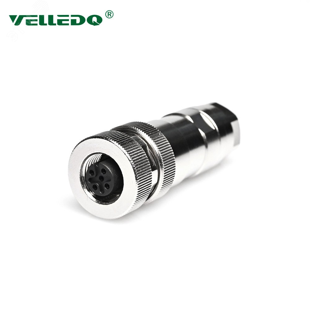 Изображение товара Соединитель клеммный M12P-F04T (розетка) от ТЕКО