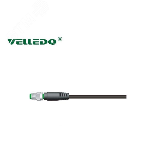 Изображение товара Соединитель кабельный M8-M04T-5.0PVC/BK (вилка) (шт)