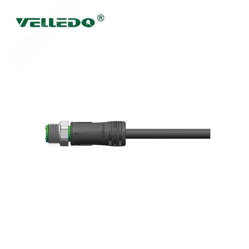 Изображение товара Соединитель кабельный M12-M05T-2.0PVC/BK (вилка) (шт)