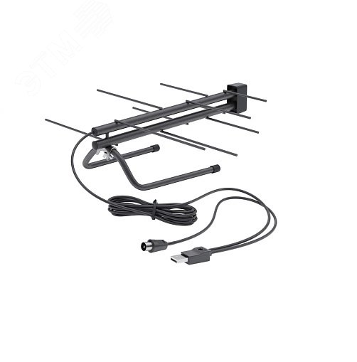 Изображение товара Антенна телевизионная комнатная ДМВ CADENA BAS-5133-USB активная (шт)