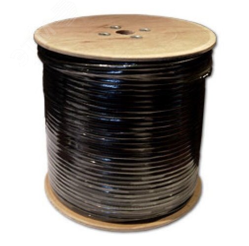 Изображение товара Кабель коаксиальный RG-11S CADENA чёрный (м)