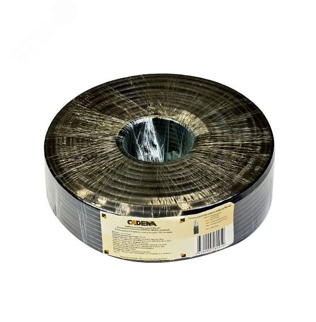 Изображение товара Кабель коаксиальный RG-6U высокого качества CADENA черный (м)