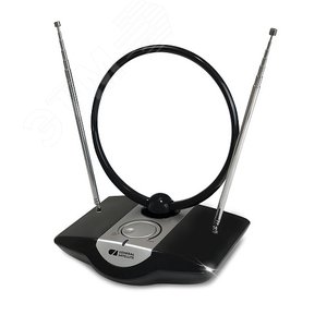 Изображение товара Антенна телевизионная комнатная с усилителем МВ+ДМВ AV-958 (шт)