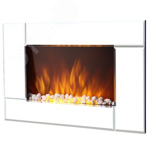 Изображение товара Электрокамин настенный 2 кВт зеркальная панель цвет серебро (шт)