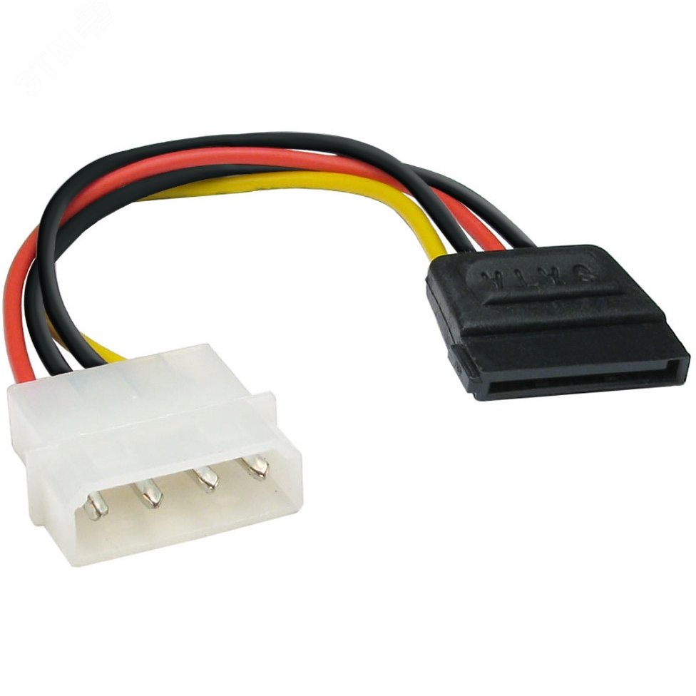 Изображение товара Кабель питания SATA EX-CC-SATA-PS, Molex 4 pin / SATA 15 pin, длина 0,15 м (шт) Изображение товара Кабель питания SATA EX-CC-SATA-PS, Molex 4 pin / SATA 15 pin, длина 0,15 м (шт)