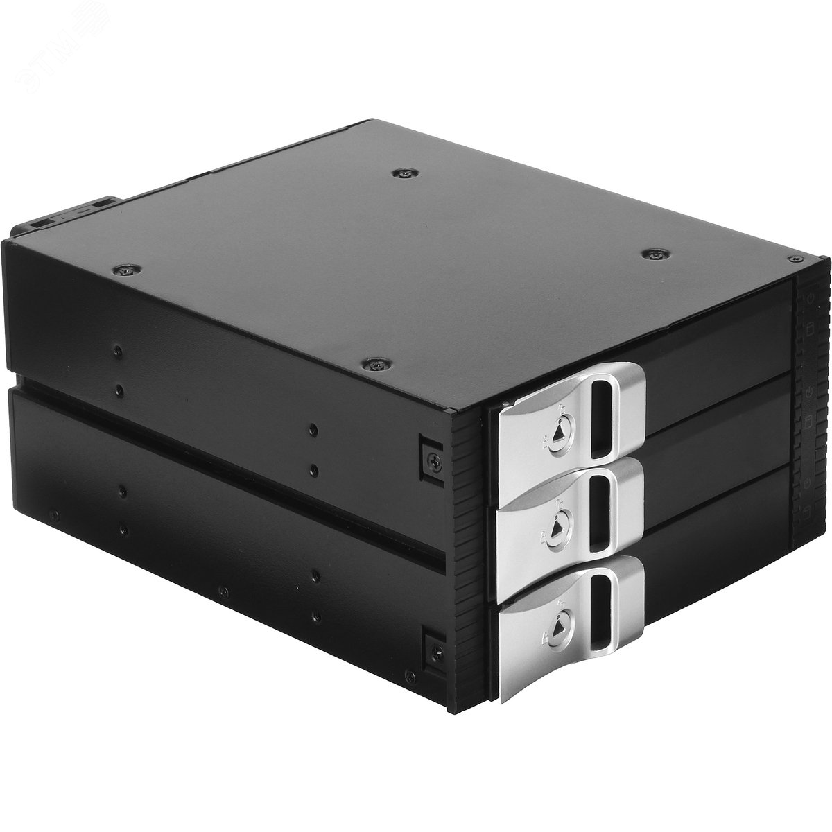 Изображение товара Корзина для HDD Hotswap HS335-01, 3 x 3,5'' (SATA/SAS), занимает 2 x 5,25'' отсека, универсальная (шт)