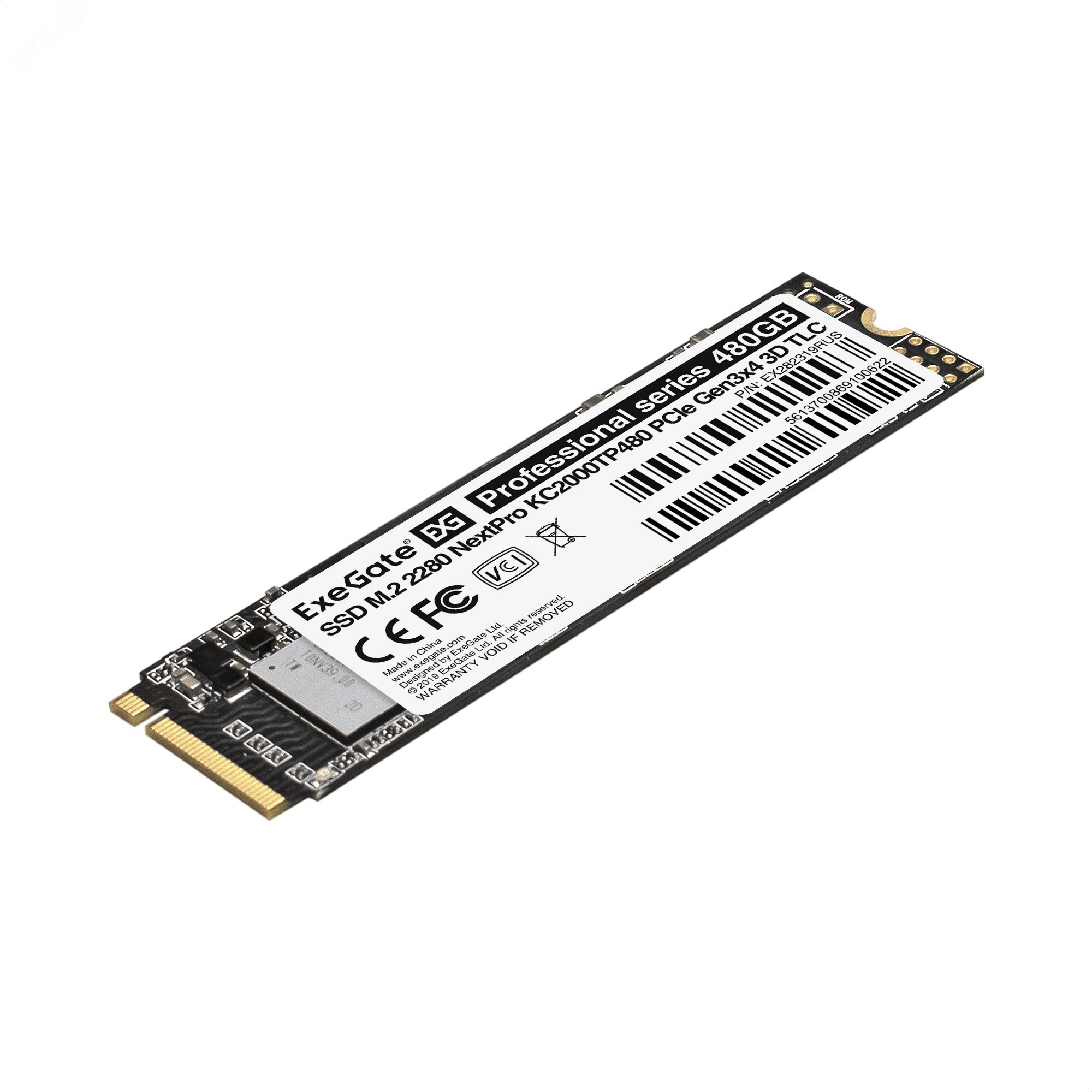 Изображение товара Накопитель SSD M.2 2280 480GB NextPro KC2000TP480 (PCIe) (шт)