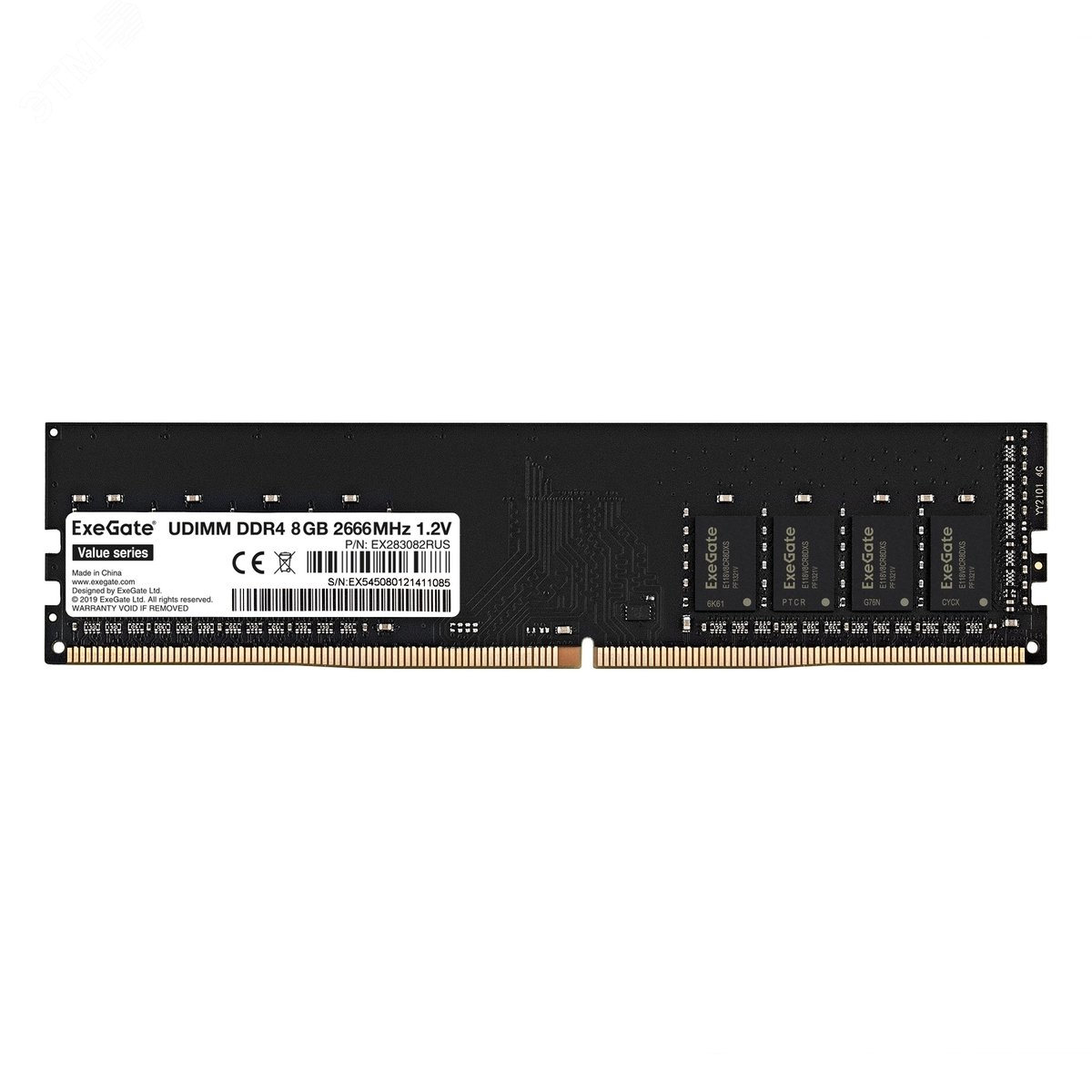 Изображение товара Модуль памяти 8 ГБ Value, DIMM DDR4, 2666 МГц, 21300 Мб/с (шт) Изображение товара Модуль памяти 8 ГБ Value, DIMM DDR4, 2666 МГц, 21300 Мб/с (шт)