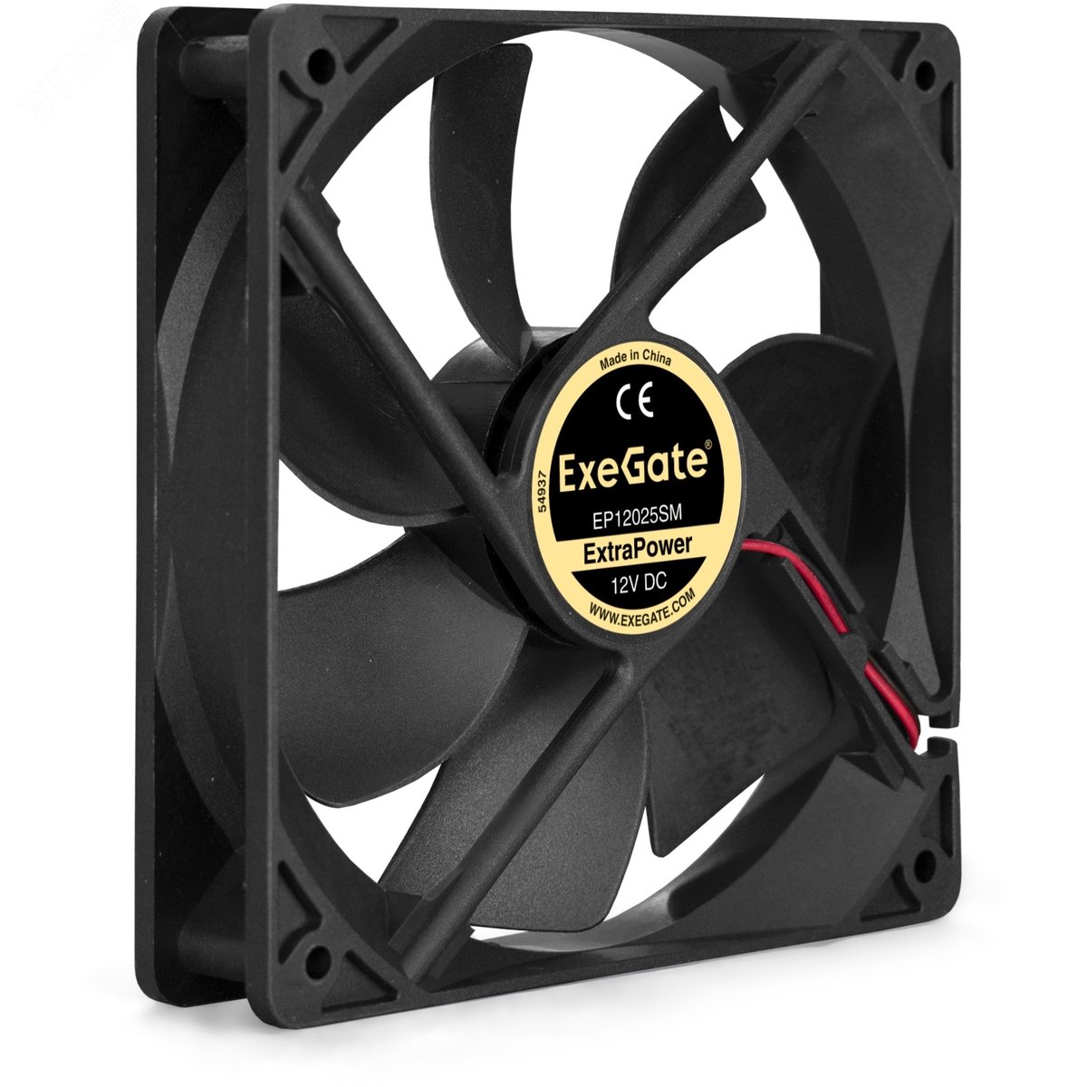 Изображение товара Вентилятор для корпуса 12В DC, 120x120x25 мм, Molex, 1800RPM, 28dBA, подшипник скольжения (шт)