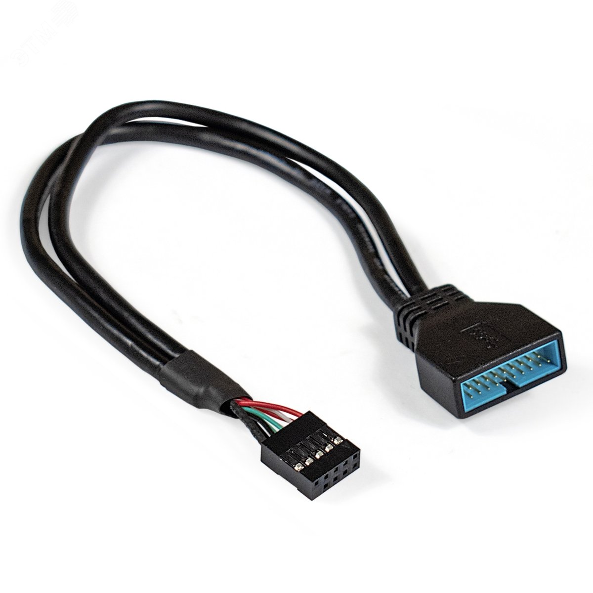 Изображение товара Кабель-переходник EX-CC-U3U2-0.3, USB 2.0 (F) / USB 3.0 (M), длина 0,3 м (шт)