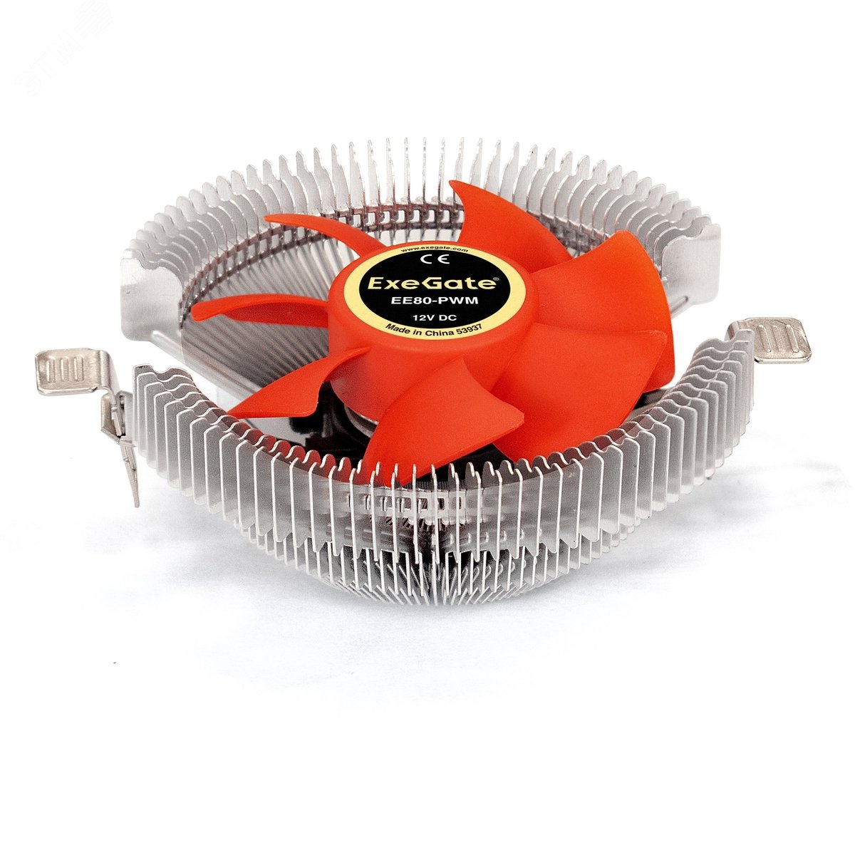 Изображение товара Вентилятор для процессора 90 мм, TDP 65W, 800-2400RPM, 4pin, 11-24db, Al, черное покрытие (шт)