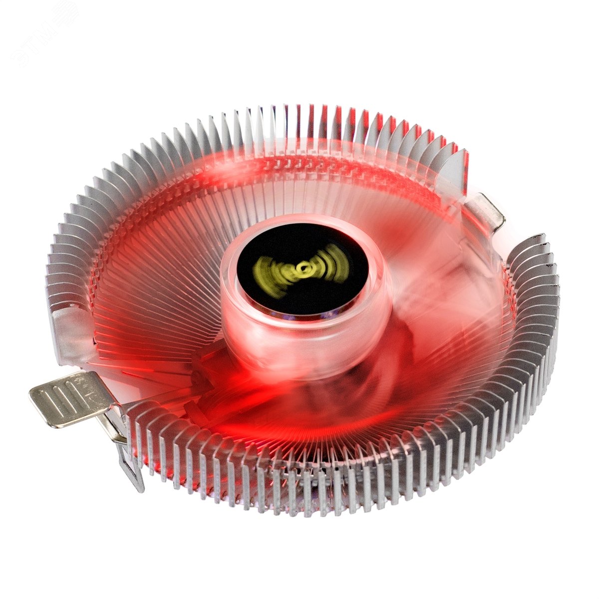 Изображение товара Вентилятор для процессора 90 мм, TDP 75W, 2200RPM, 3pin, 22db, Al, гидроподшипник, красная подсветка (шт)