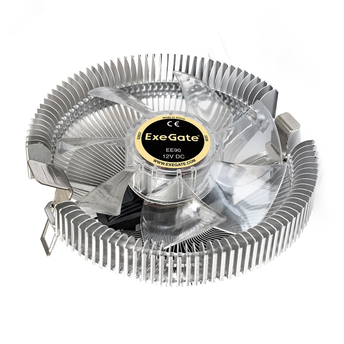 Изображение товара Вентилятор для процессора 90 мм, TDP 75W, 2200RPM, 3pin, 22db, Al, черное покрытие (шт)