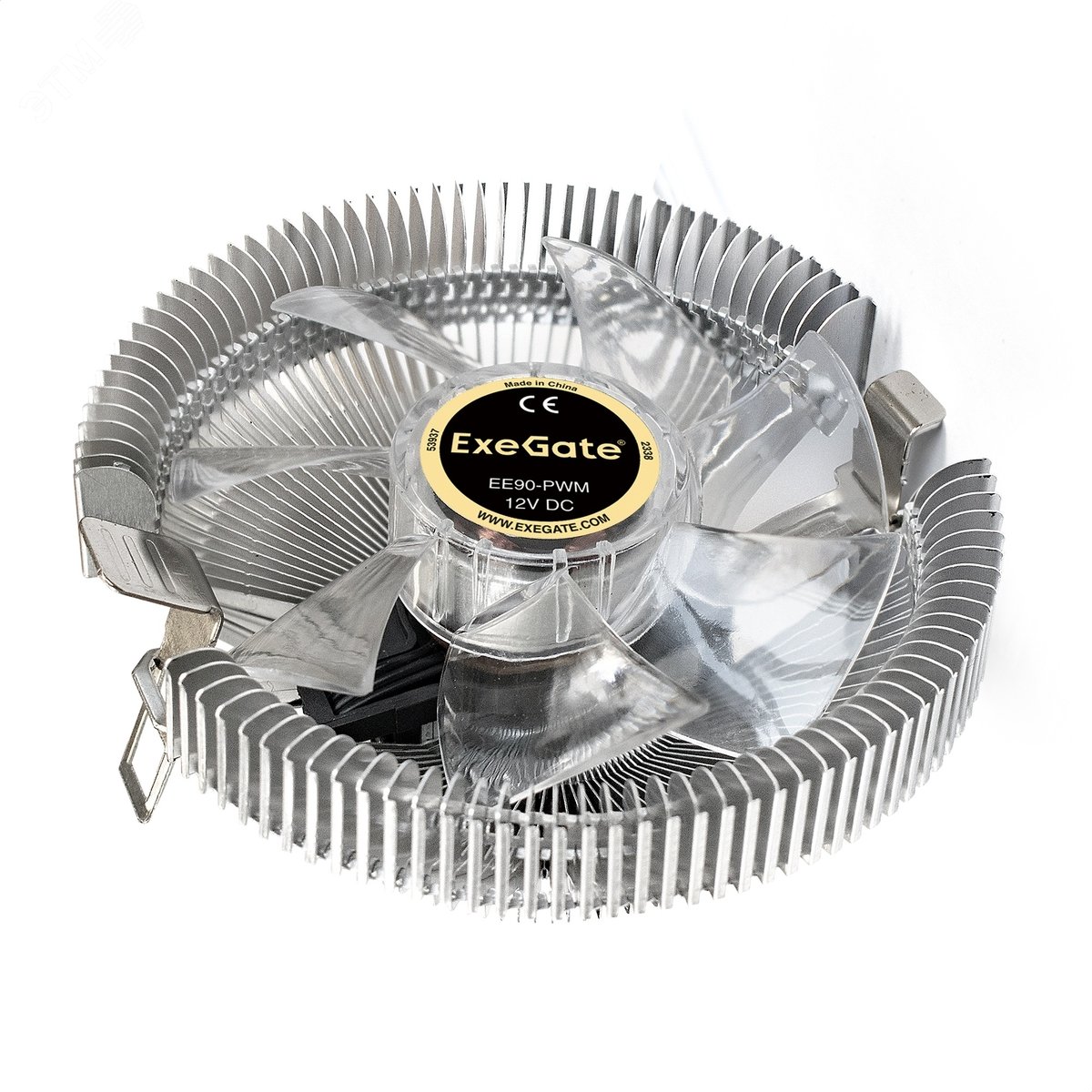 Изображение товара Вентилятор для процессора 90 мм, TDP 75W, 800-2400RPM, 4pin, 11-24db, Al, черное покрытие (шт)