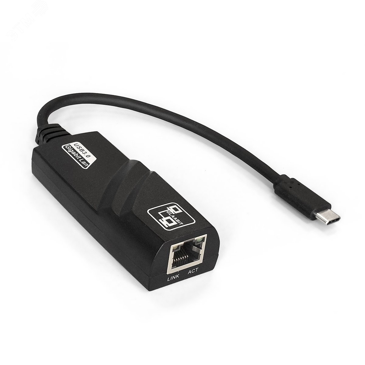 Изображение товара Кабель-адаптер ExeGate USB 3.0 Type-C to Ethernet 1000 Мбит/с