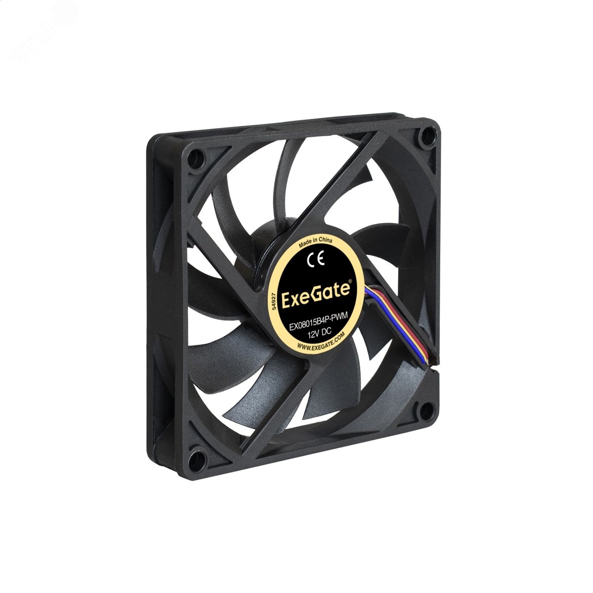Изображение товара Вентилятор для корпуса 12В DC, 80x80x15 мм, 4pin PWM, 0-2500 RPM, 0-25dBA, двойной шарикоподшипник (шт)