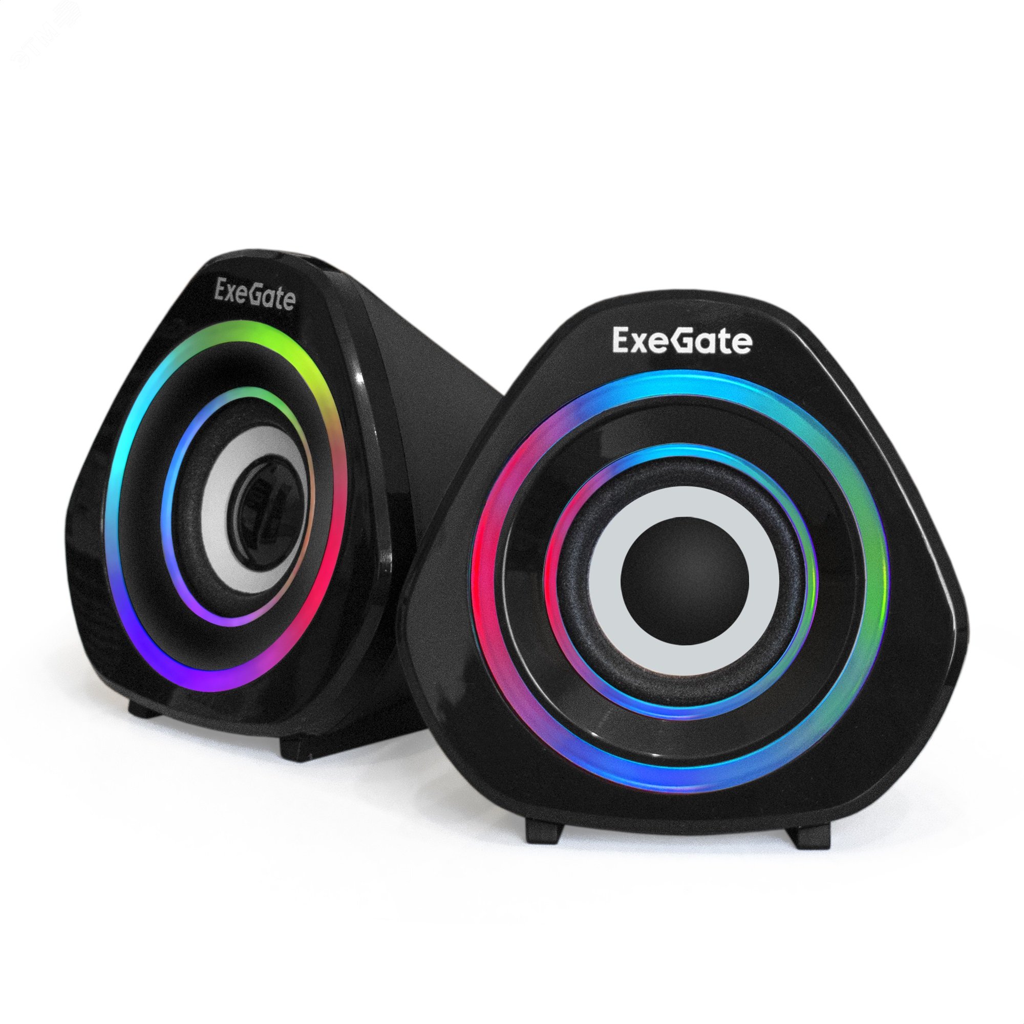 Изображение товара Акустическая система 2.0 Accord 210 USB, 6 Вт, RGB подсветка, Черный
