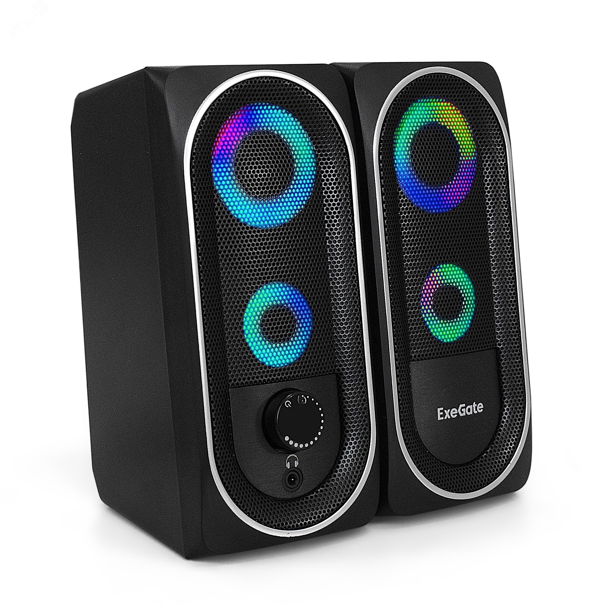 Изображение товара Компьютерные колонки 2.0 Accord 220 с подсветкой RGB и мощностью 6 Вт